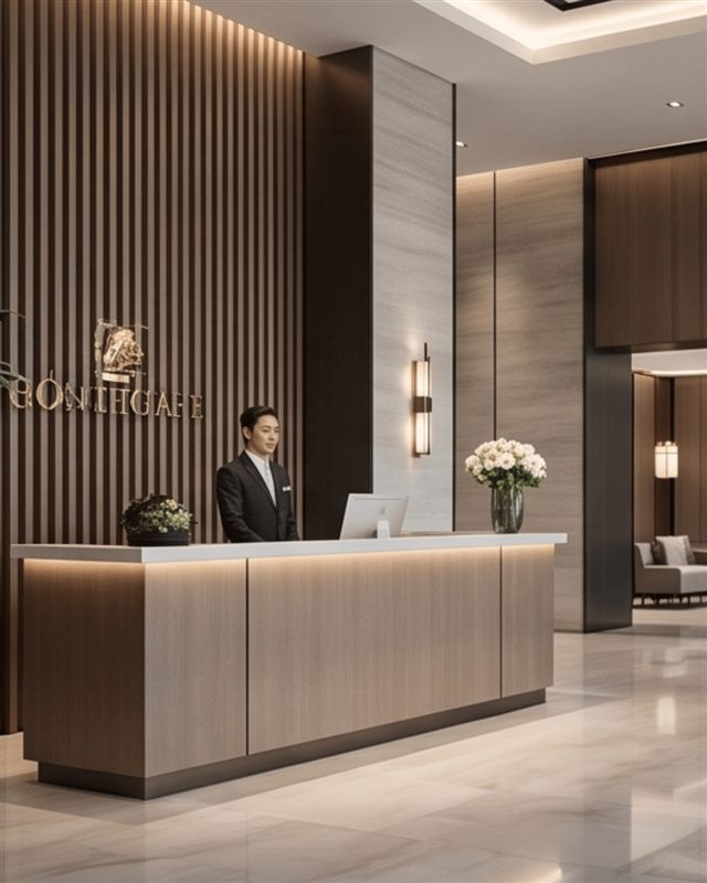 Recepção de hotel